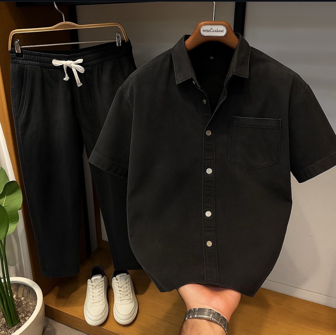Standard Denim Bottom Boy Set