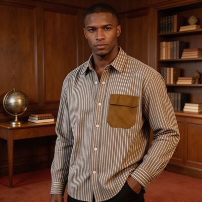 Standard Cotton Pocket Line Shirt
