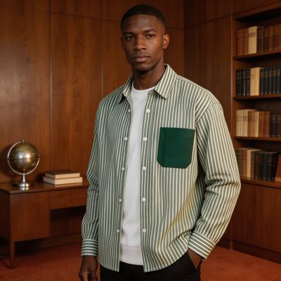 Standard Cotton Pocket Line Shirt