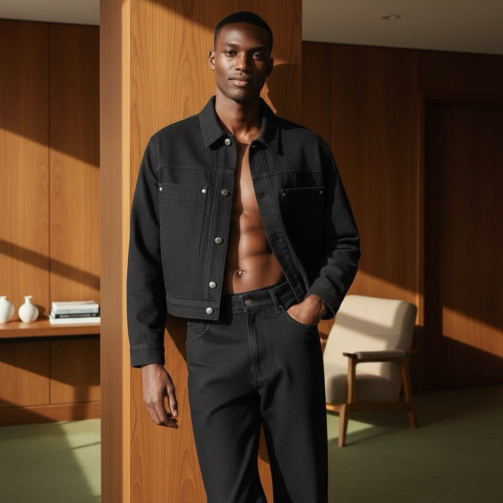 Standard Denim Jacket And Pants
