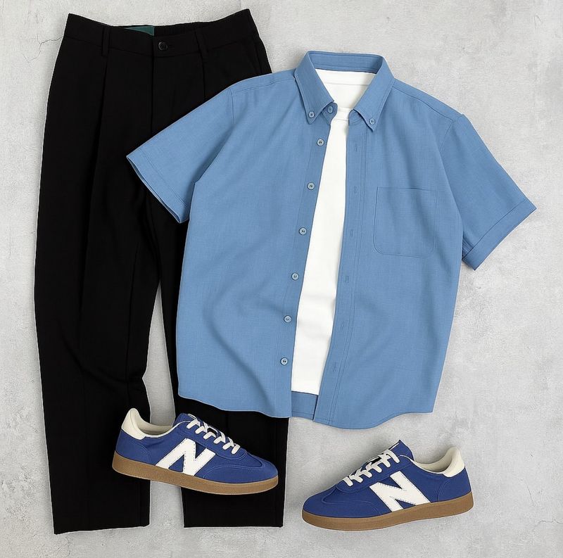 Standard Cotton Smart Shirt And Pants