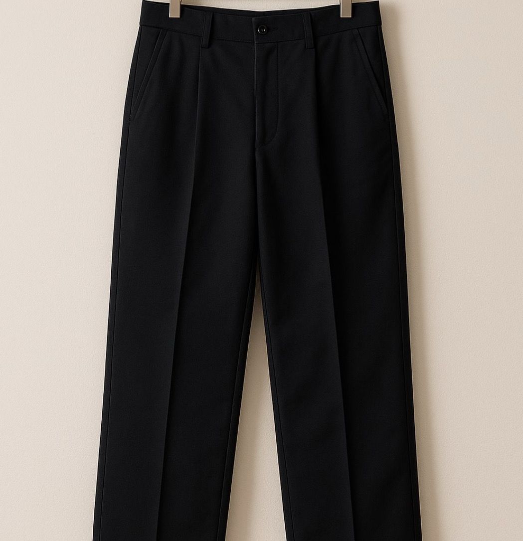 Standard Cotton Pleated Trouser