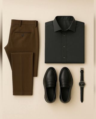 Standard Cotton Smart Shirt And Pants