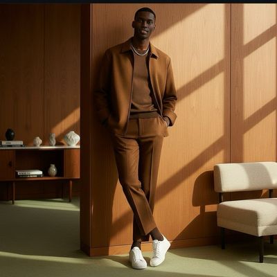 Standard Cotton Cool Man Jacket Set