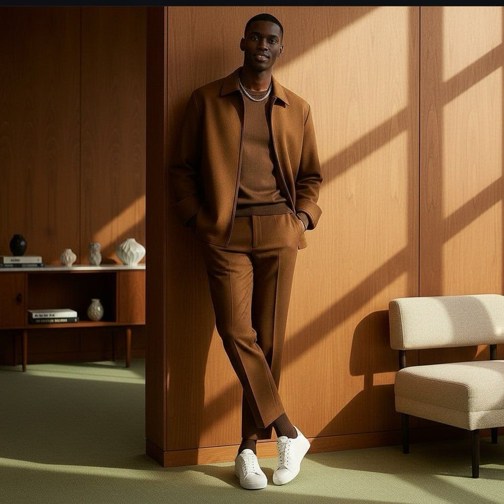 Standard Cotton Cool Man Jacket Set