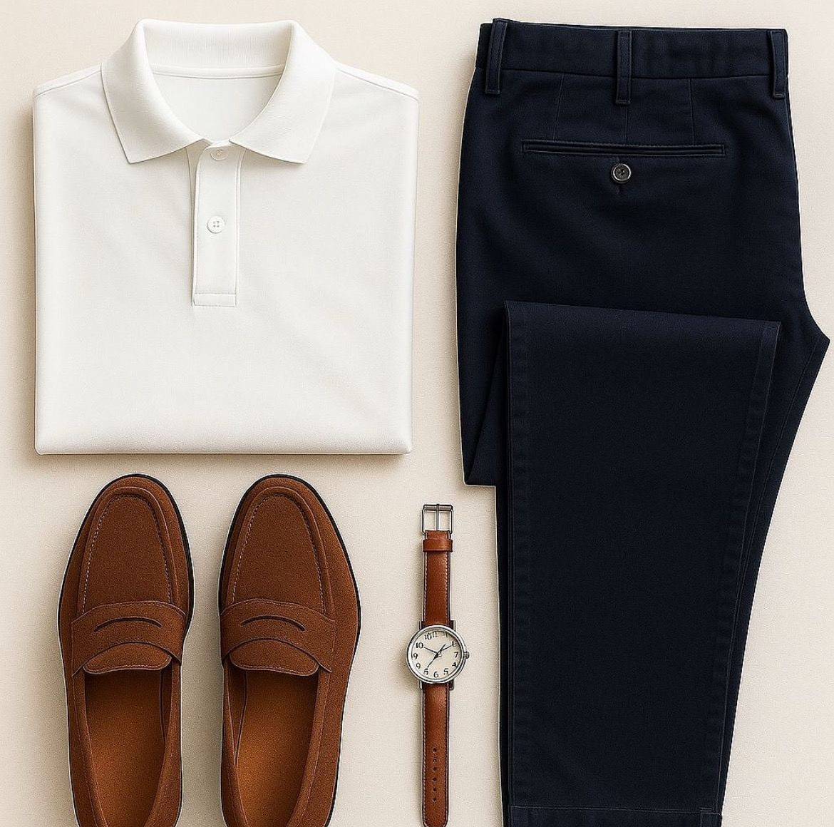 Standard Cotton Polo And Pants