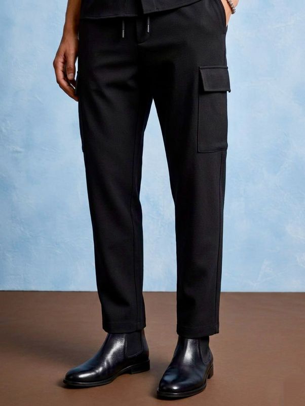 Standard Cotton Flap Button Shirt And Cargo Pants