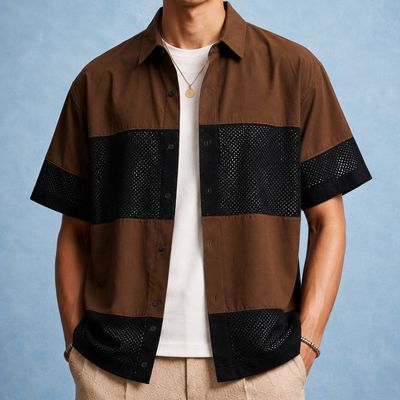 Boxy Mesh  Shirt