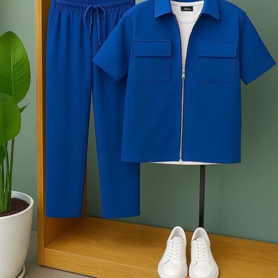 Standard Cotton New Pip Jacket Set