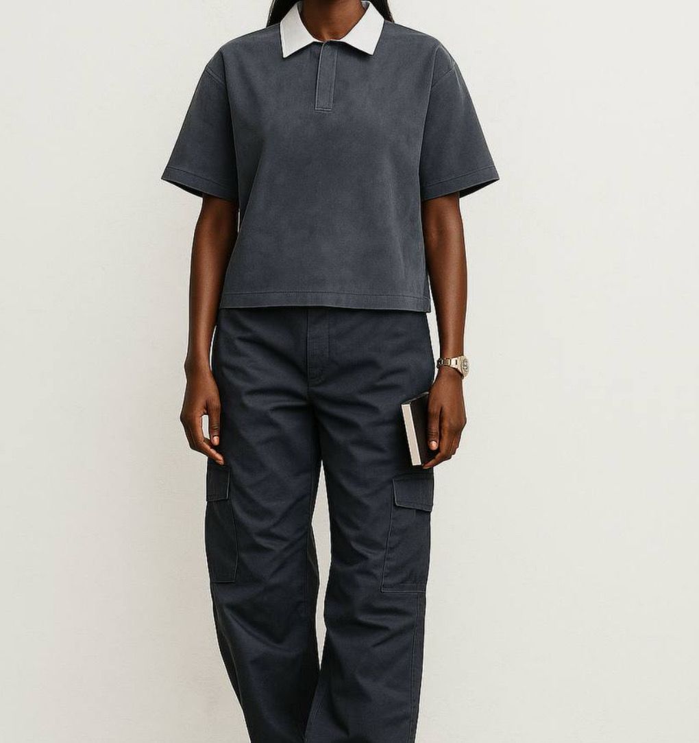 Standard Cotton Washed Steel Polo Set