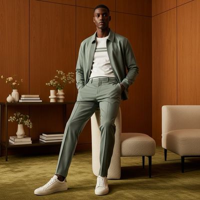 Standard Cotton Mann Jacket Set