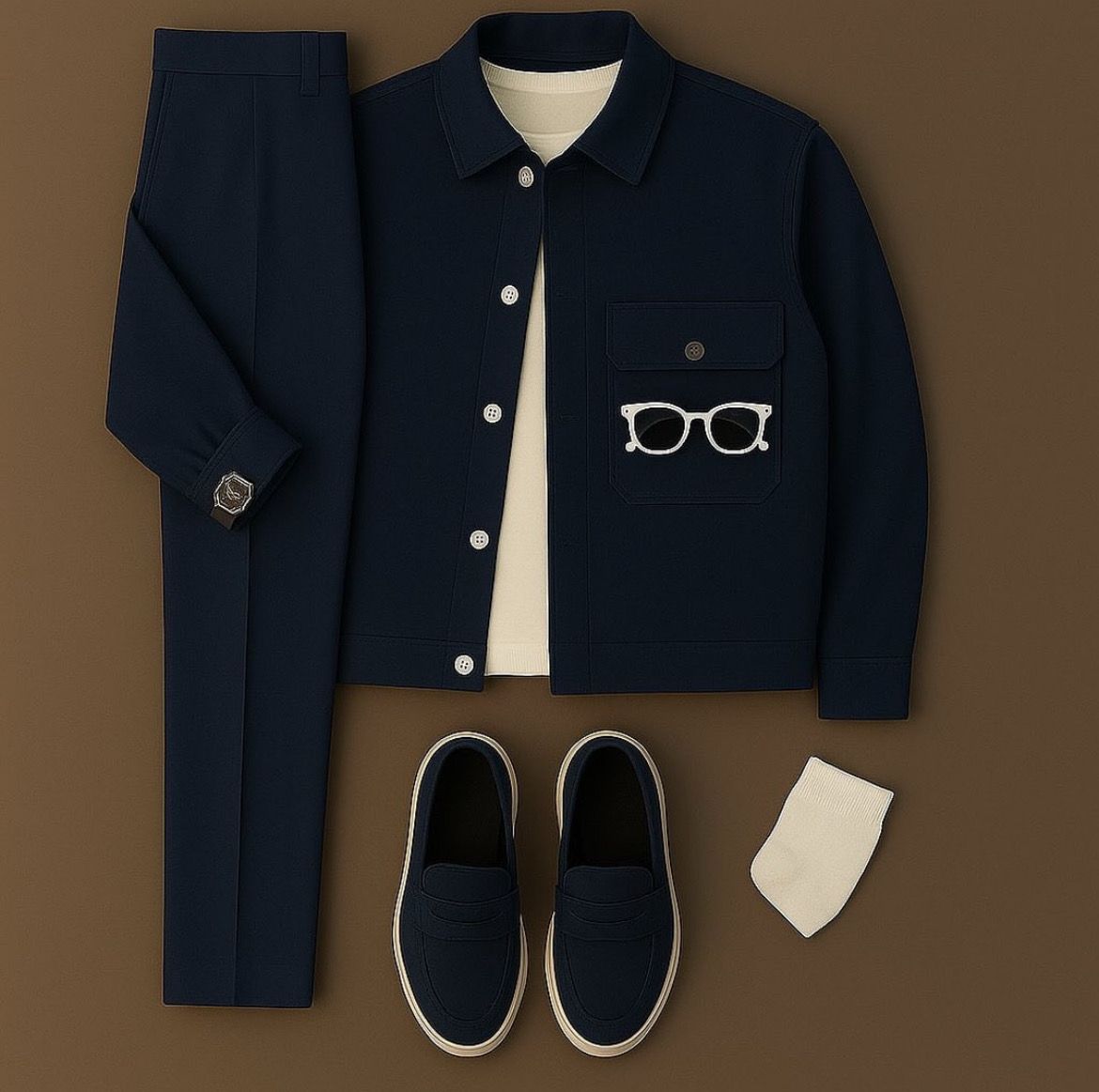 Standard Cotton Valen Jacket Set