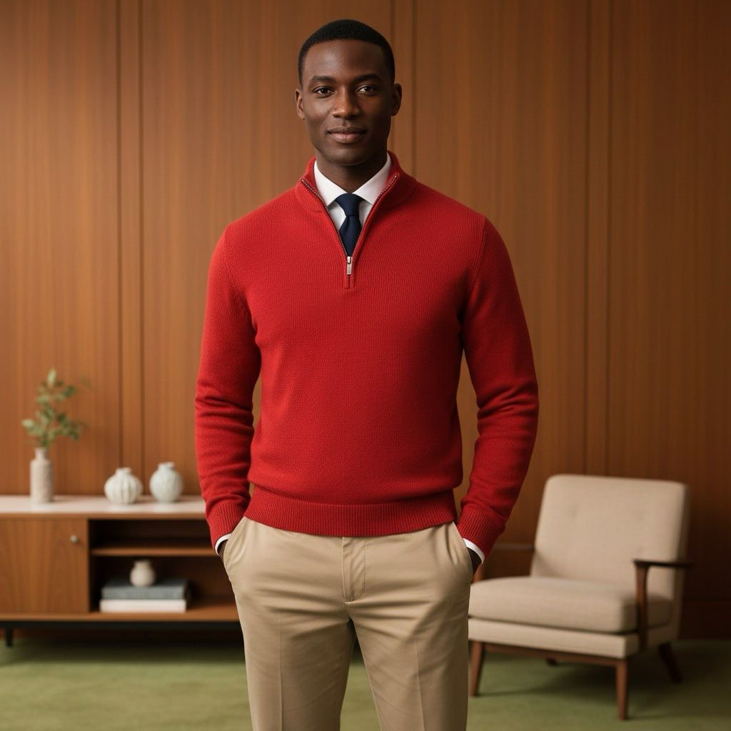 Quarter-zip Worker