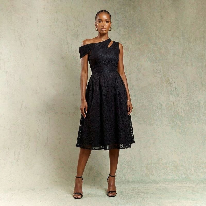 Black Net Dress