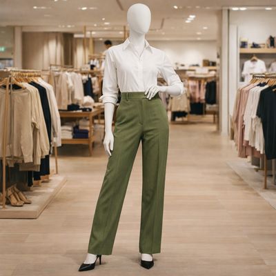 Standard Wool High Waist Pants