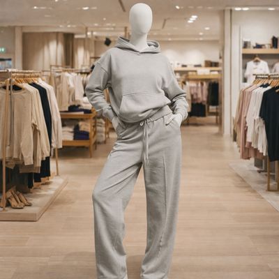 Standard Cotton Essential Hoodie And Sweatpants