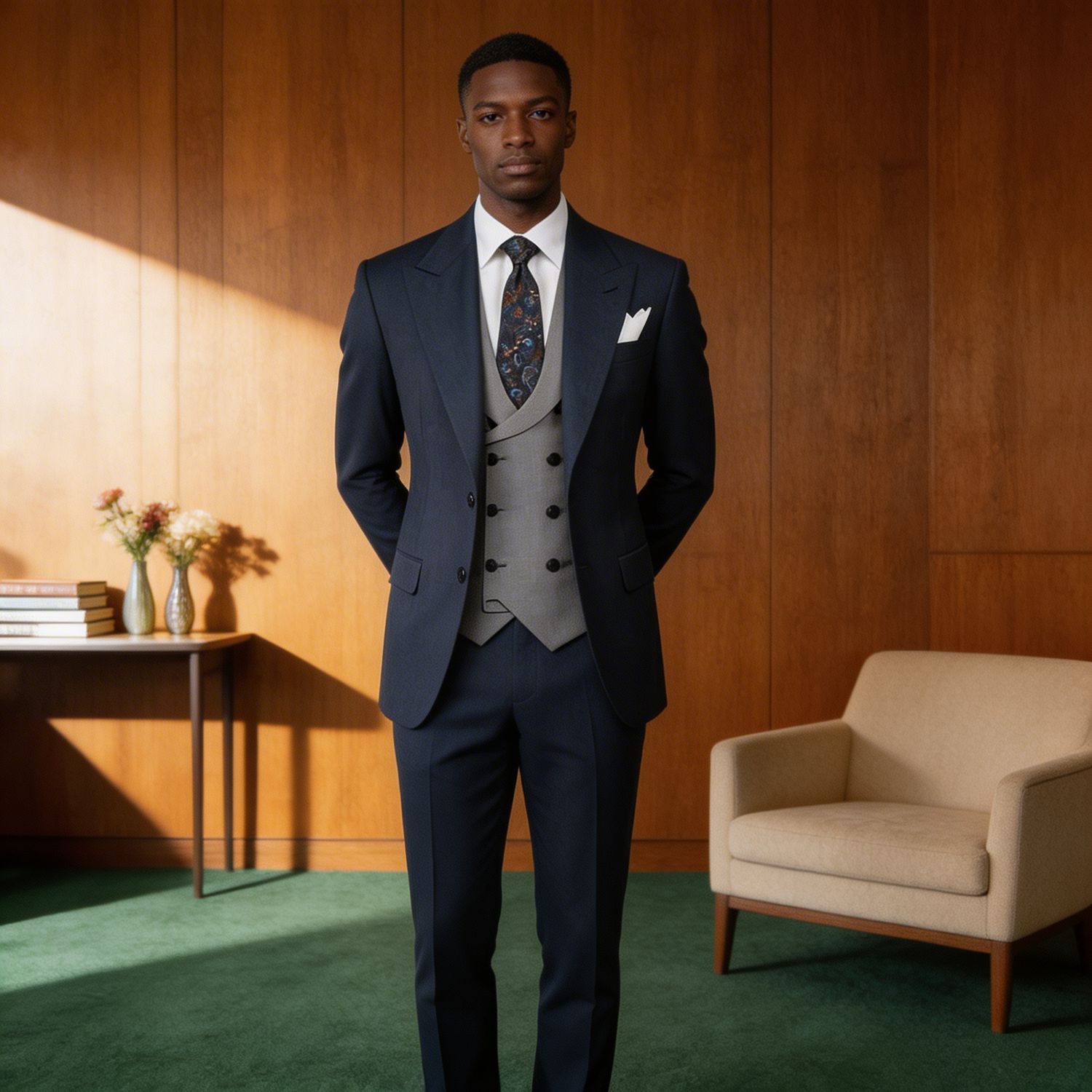 The Kensington Slate Suit