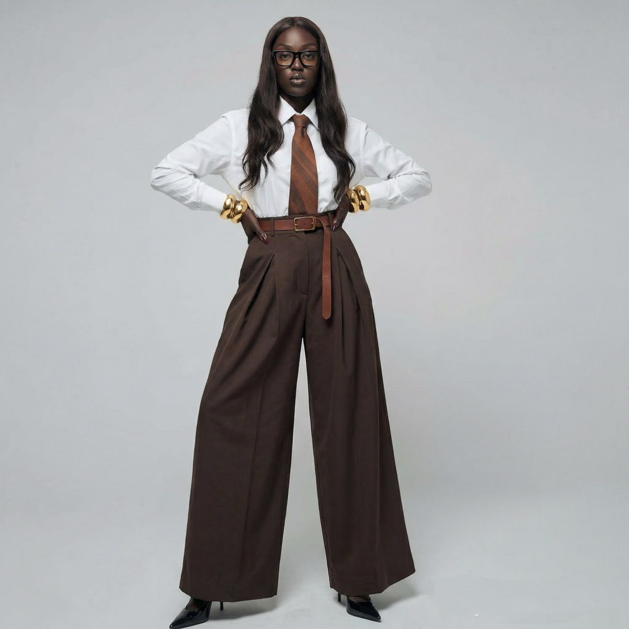 Smart Shirt and Pleated Pants