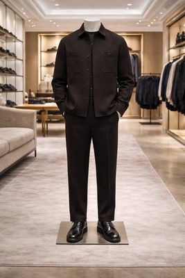 Standard Cotton Smart Shirt Set