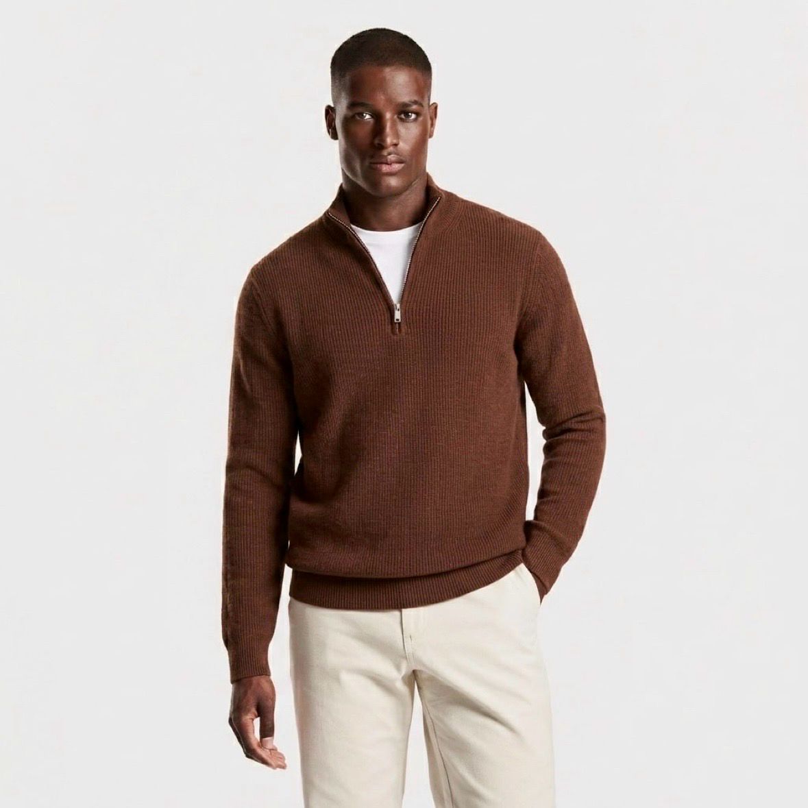 Signature Ribbed Q-zip