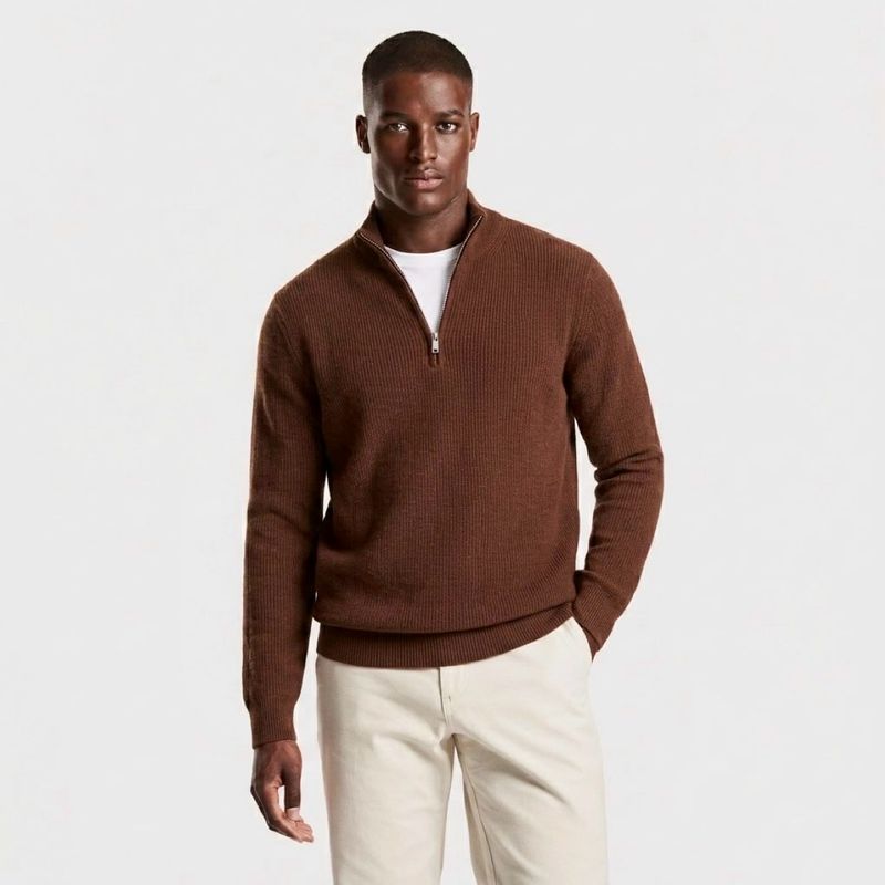 Signature Ribbed Q-zip