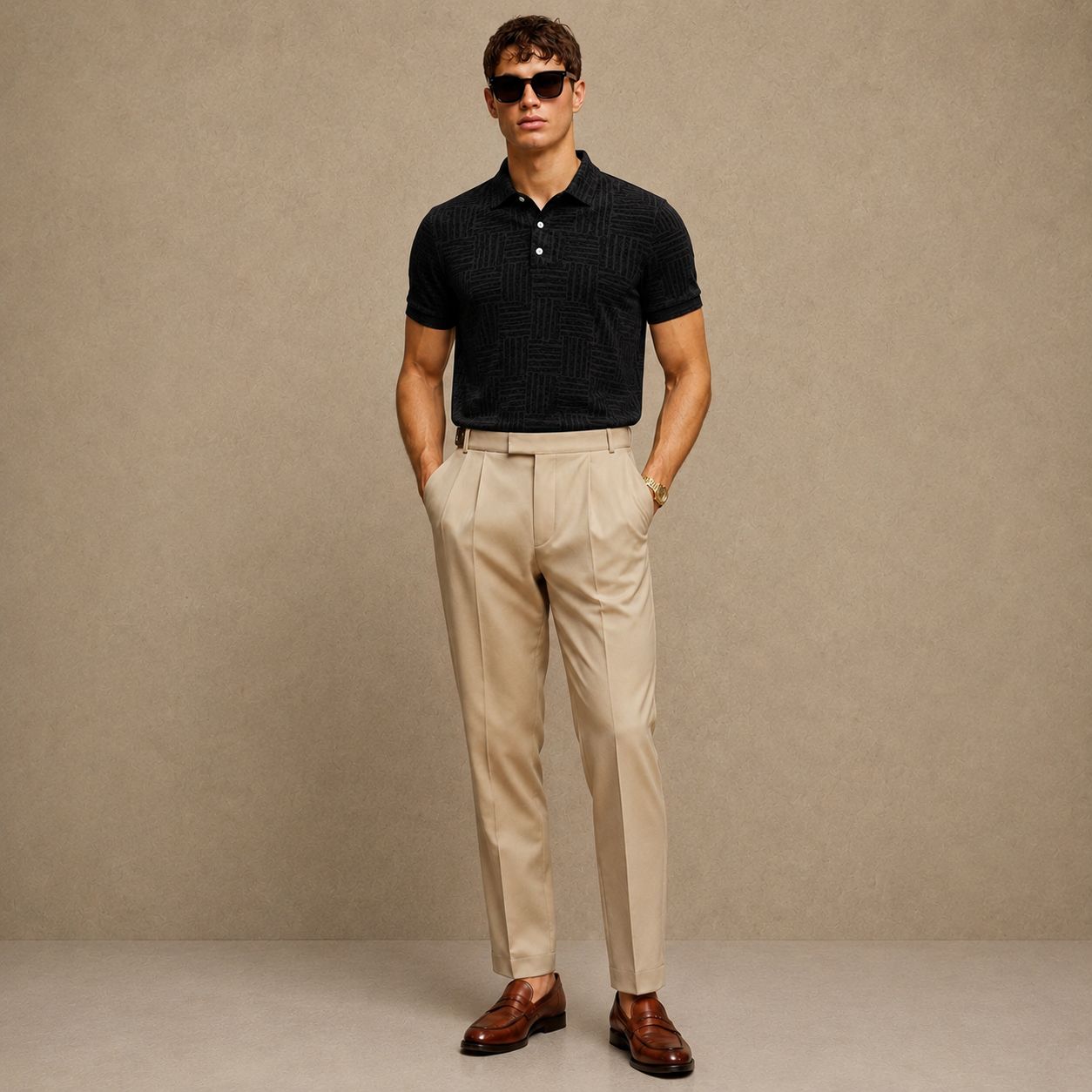 Textured Polo