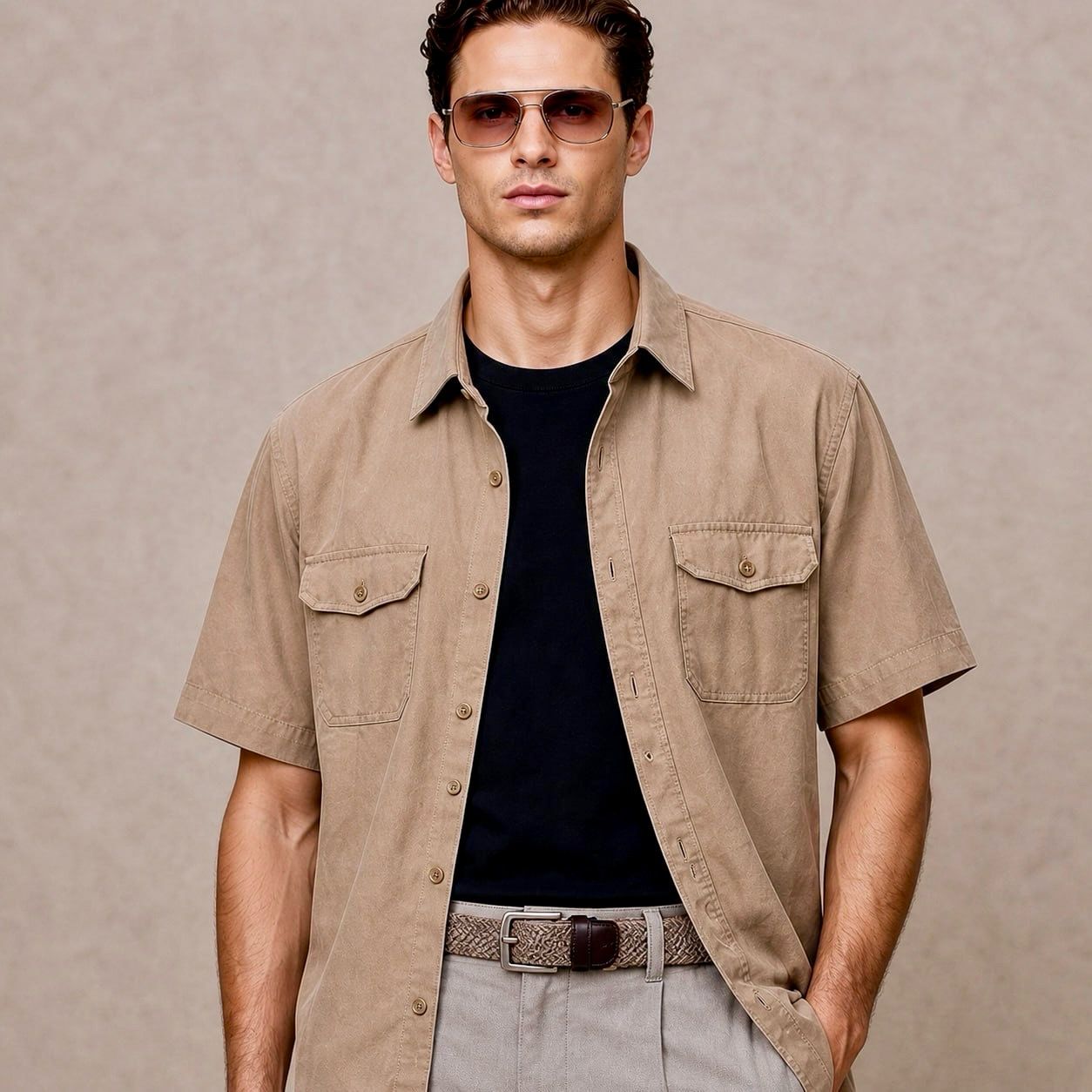 Linen Bunker Shirt
