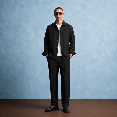 Classic Linen Overshirt Set