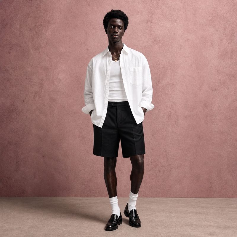 Boxy Cotton Shirt and short