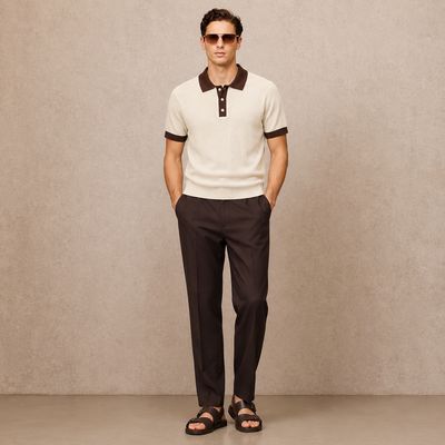 Tip polo and pants