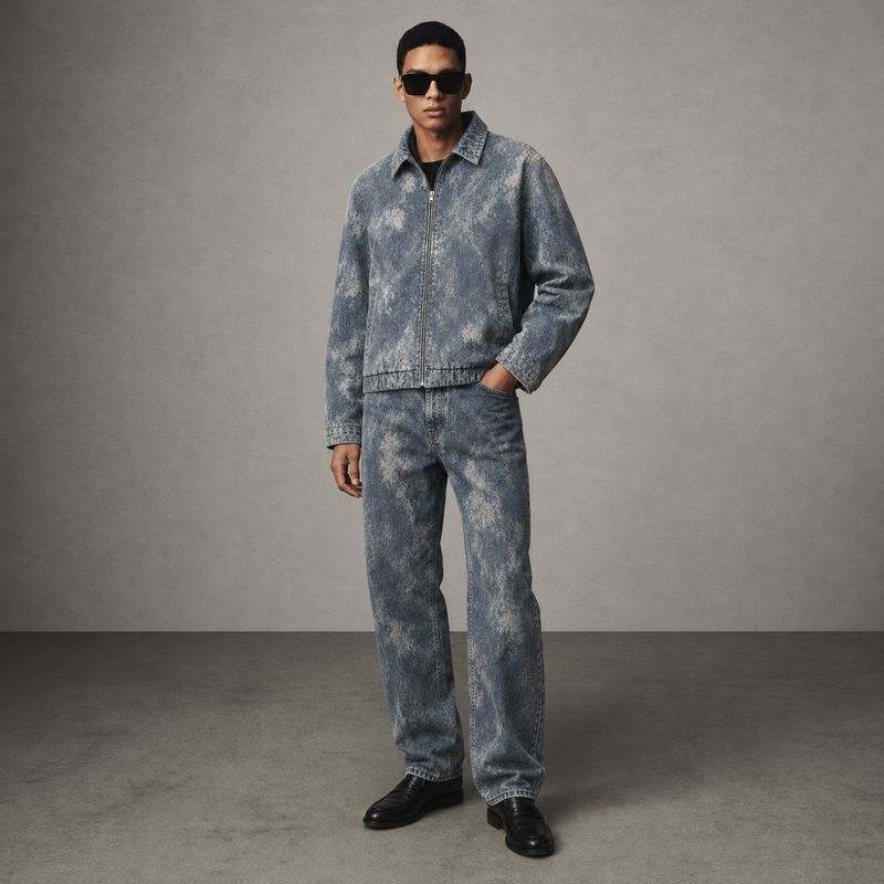 Denim Jacket Set