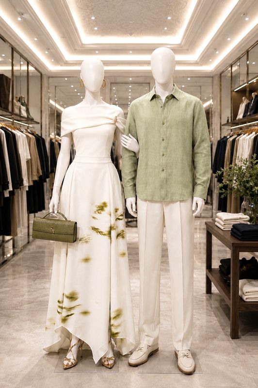 Dinner Gown &amp; Linen shirt