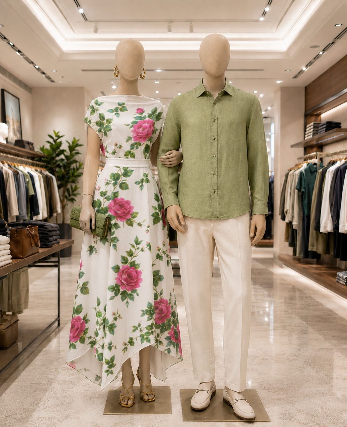 Dinner Gown &amp; Linen shirt