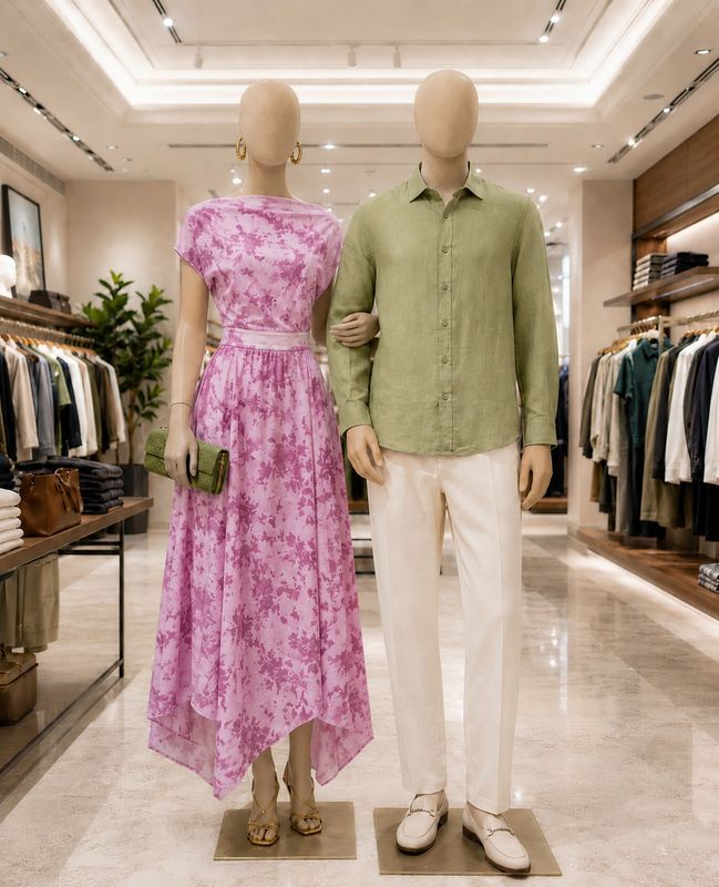 Dinner Gown &amp; Linen shirt