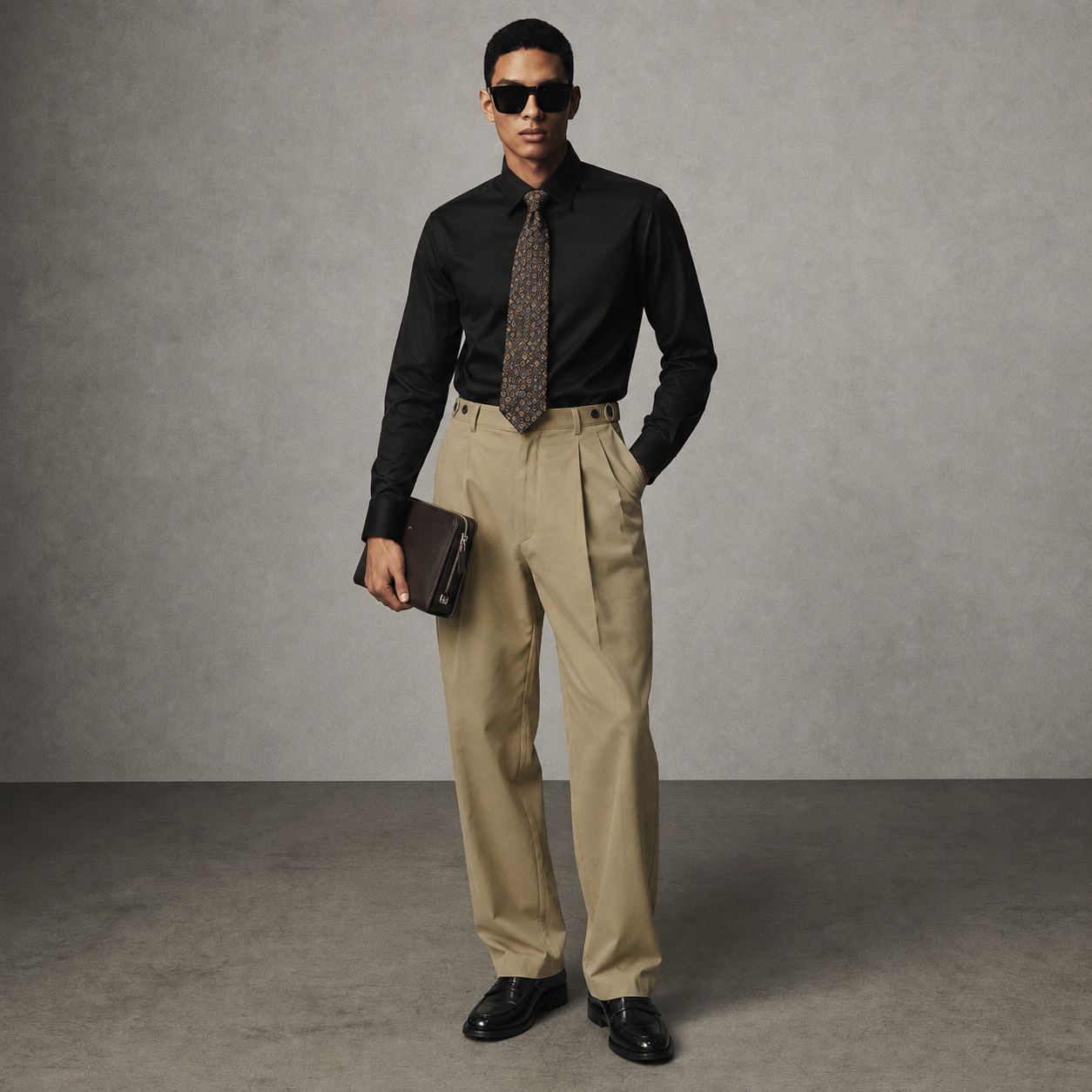 Smart Pleated Pants