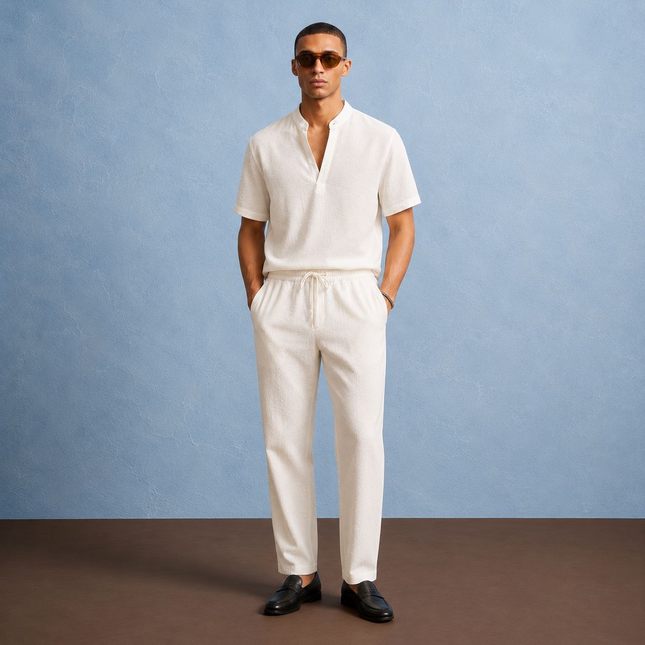Mandarin Linen Set