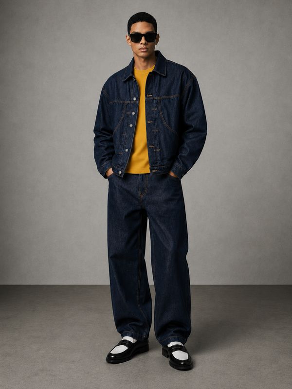 Denim Trucker Jacket set