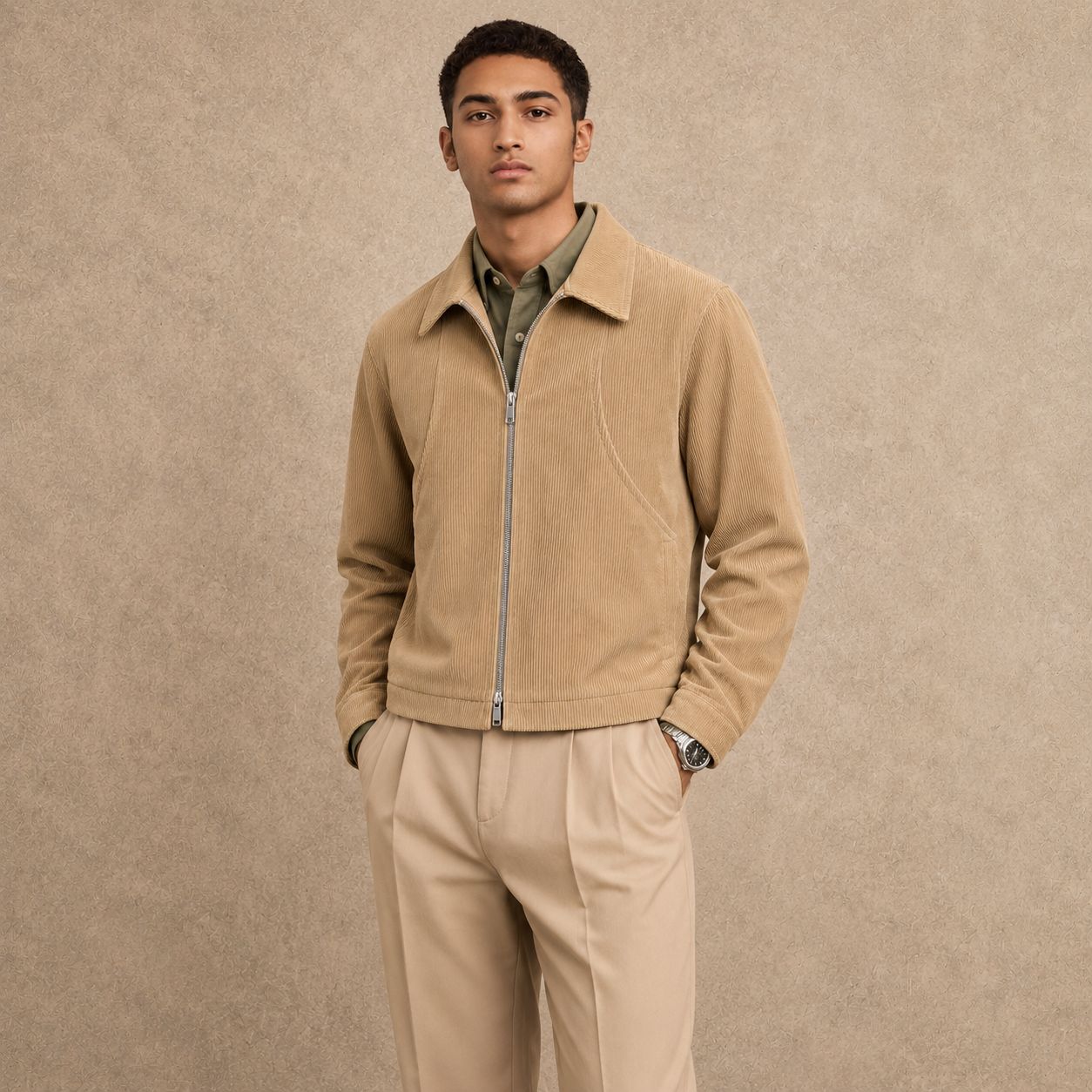 Patch Corduroy Jackets