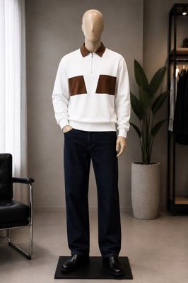 Contrast polo and Pant