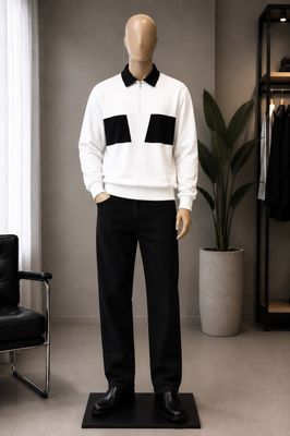 Contrast polo and Pant