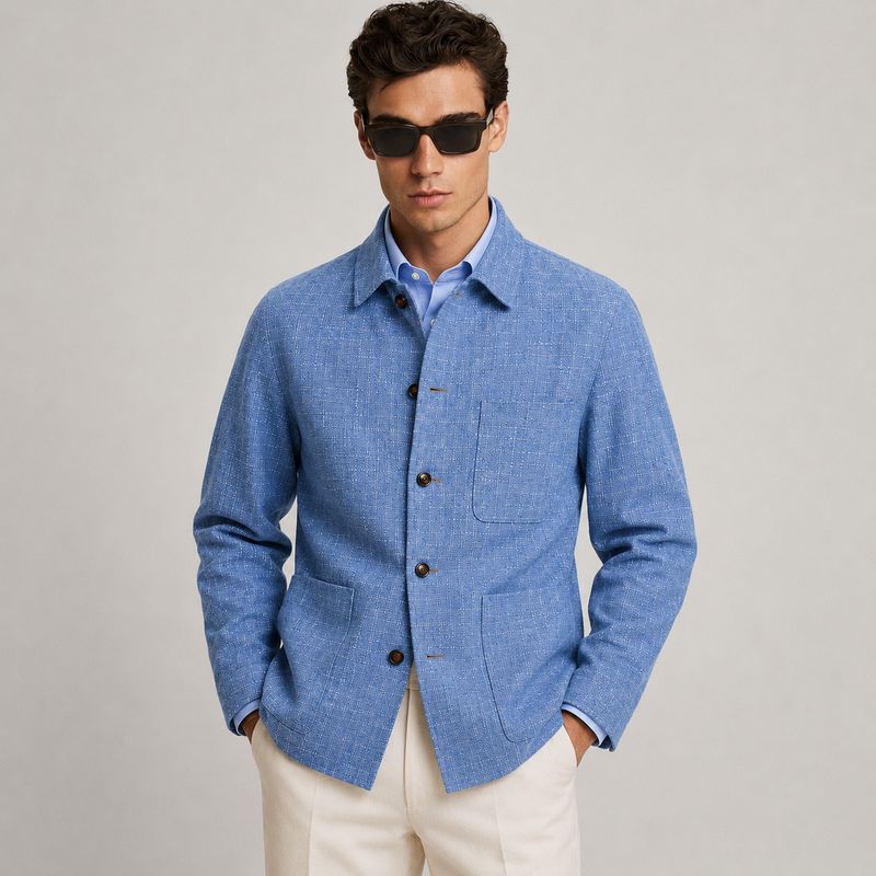 Italian Textured Over-jacket