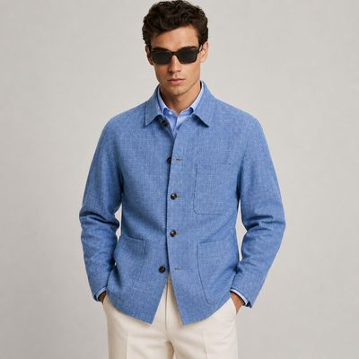 Italian Textured Over-jacket