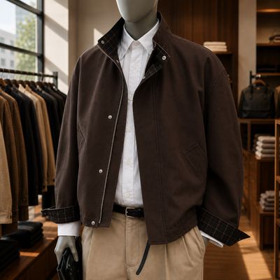 The Contrast Collar Jacket