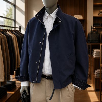 The Contrast Collar Jacket