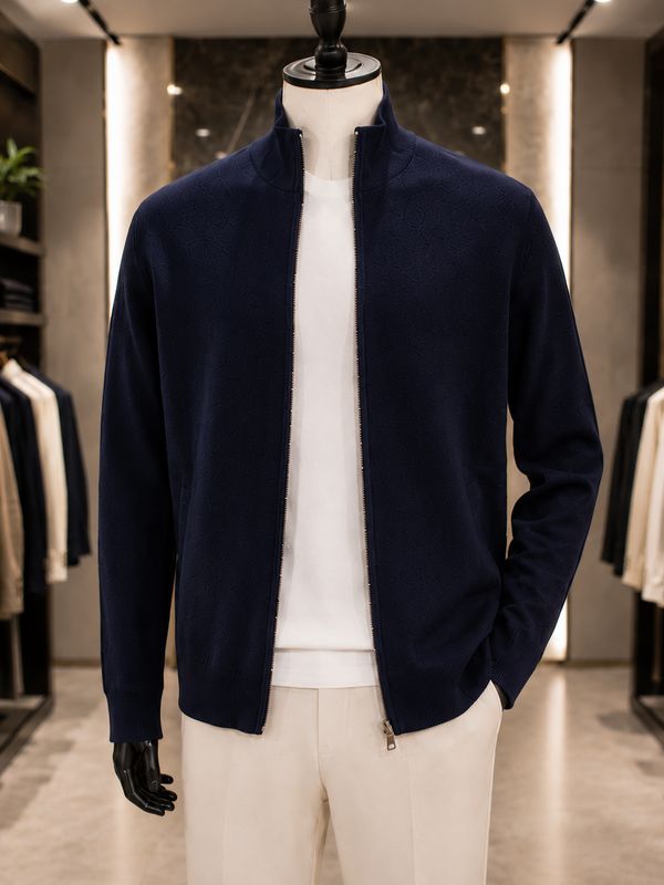 Men's Mock-Neck Full-Zip Jacket