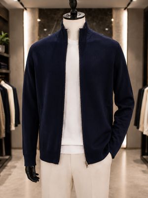 Men's Mock-Neck Full-Zip Jacket