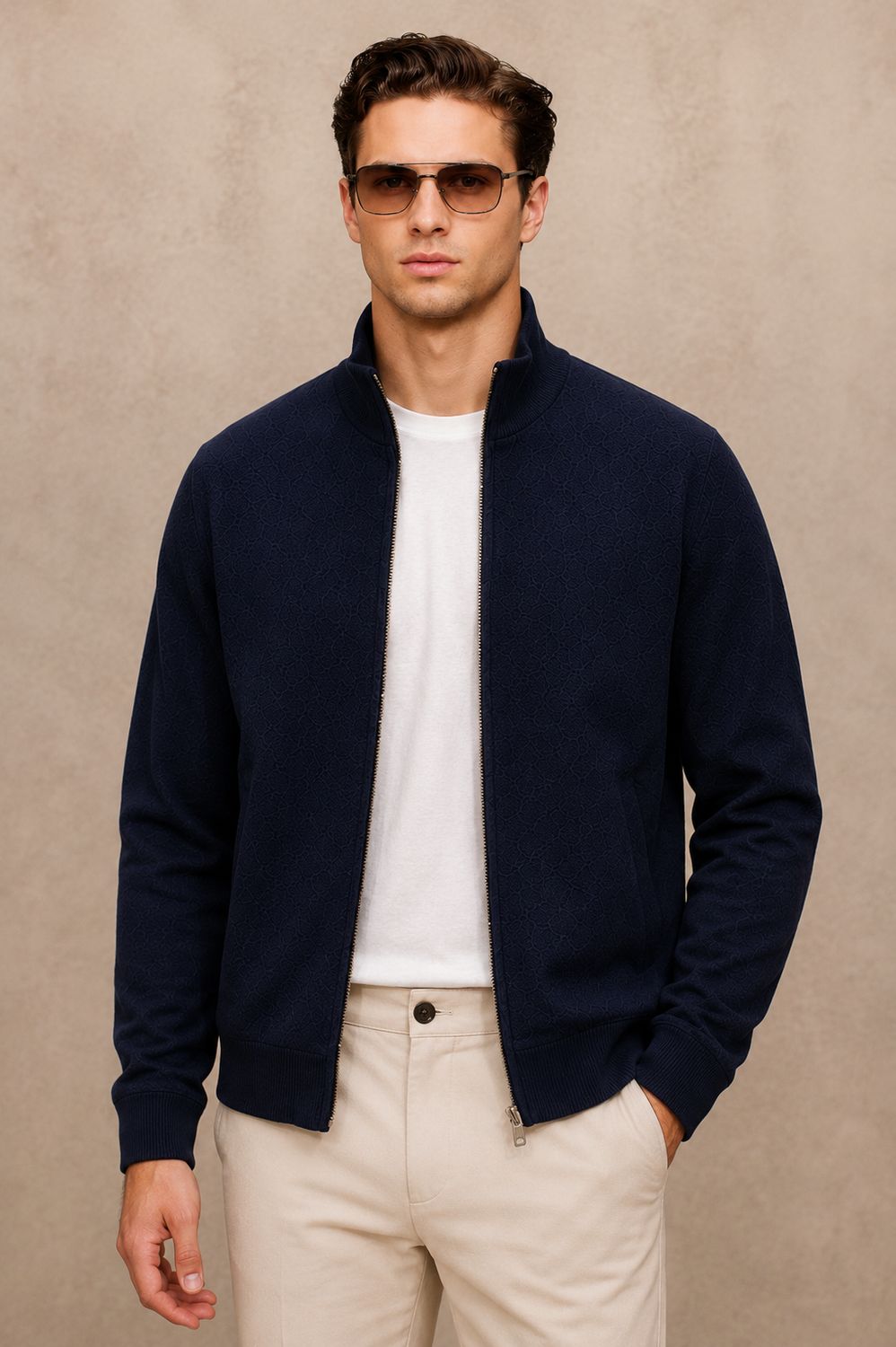 Men's Mock-Neck Full-Zip Jacket