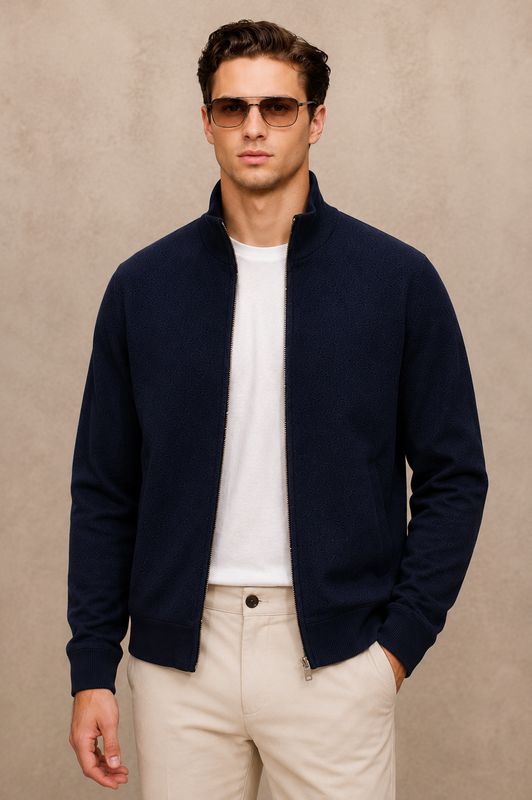 Men's Mock-Neck Full-Zip Jacket