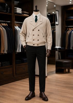 Linen Regent Jacket set