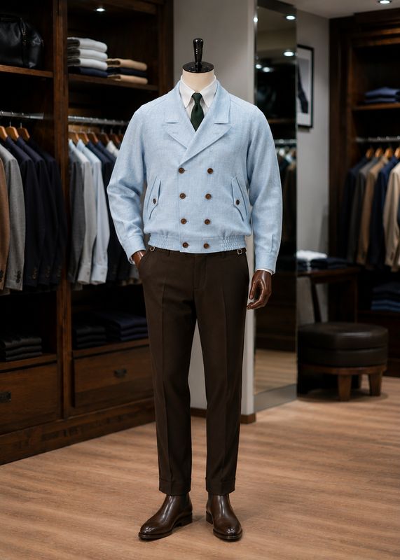 Linen Regent Jacket set